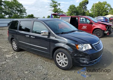 2012 Chrysler Town & Country Touring L z USA, uszkodzony, nr VIN 2C4RC1CG0CR363843